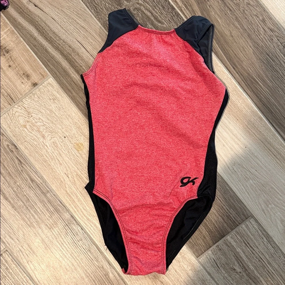 Red and Black GK AS Leotard EUC - Picture 1 of 3